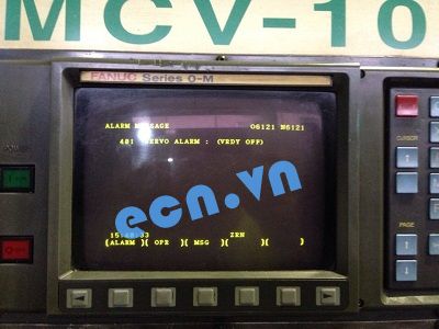 Sửa lỗi 401 servo alarm (VRDY OFF) máy CNC Fanuc Series O-M.